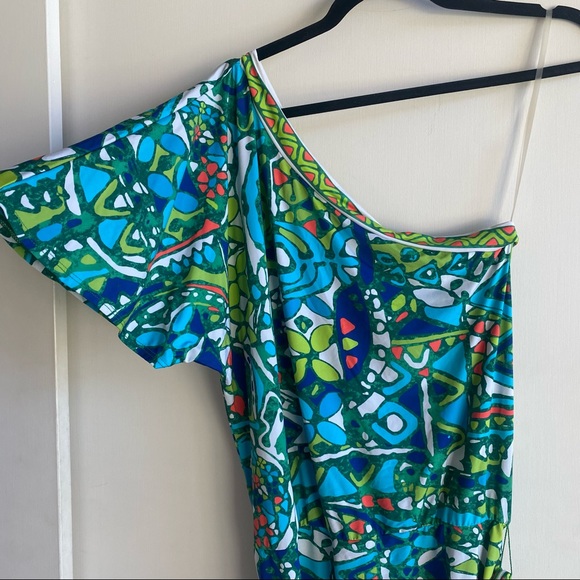 Trina Turk “Bali Hai” Dress Caftan Size S - Picture 4 of 9